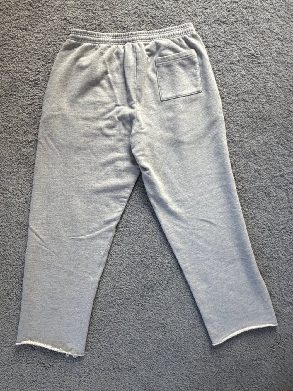 CHERRY LA - Straight-Leg Logo-Appliquéd Cotton-Jersey Sweatpants - Gray- Sz. XL - Picture 11 of 14
